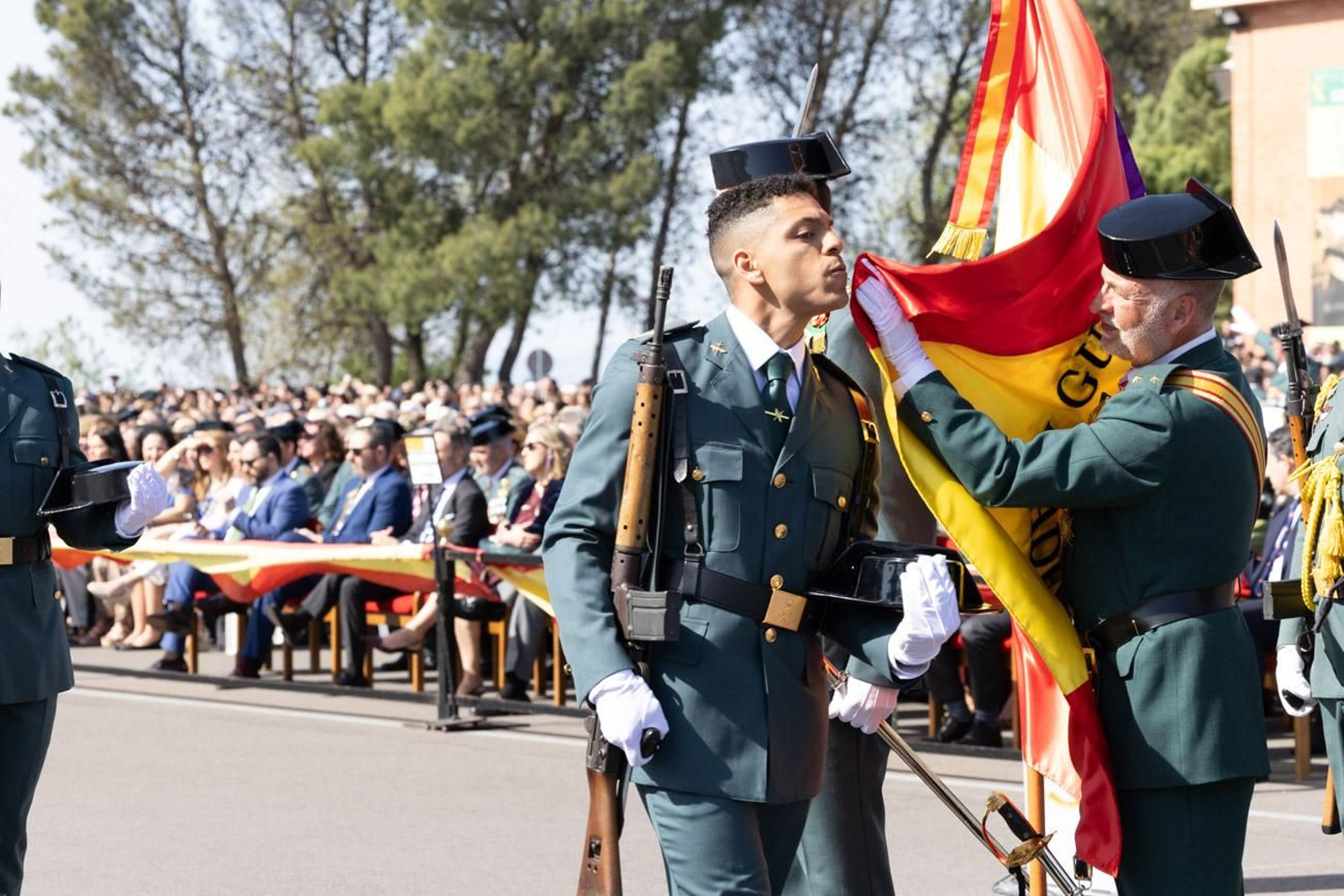 Acto de jura de bandera de la 130ª promoción de guardias civiles de la Academia de Baeza
