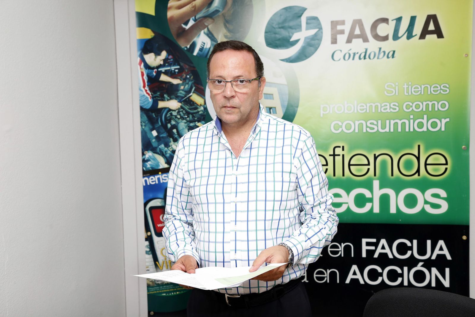 El reelegido presidente de FACUA Córdoba, Francisco Martínez Claus.