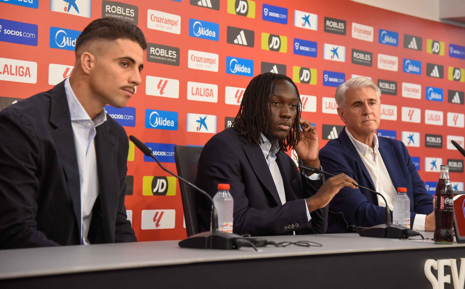 Presentación de Fabio Cardoso y Batista Mendy