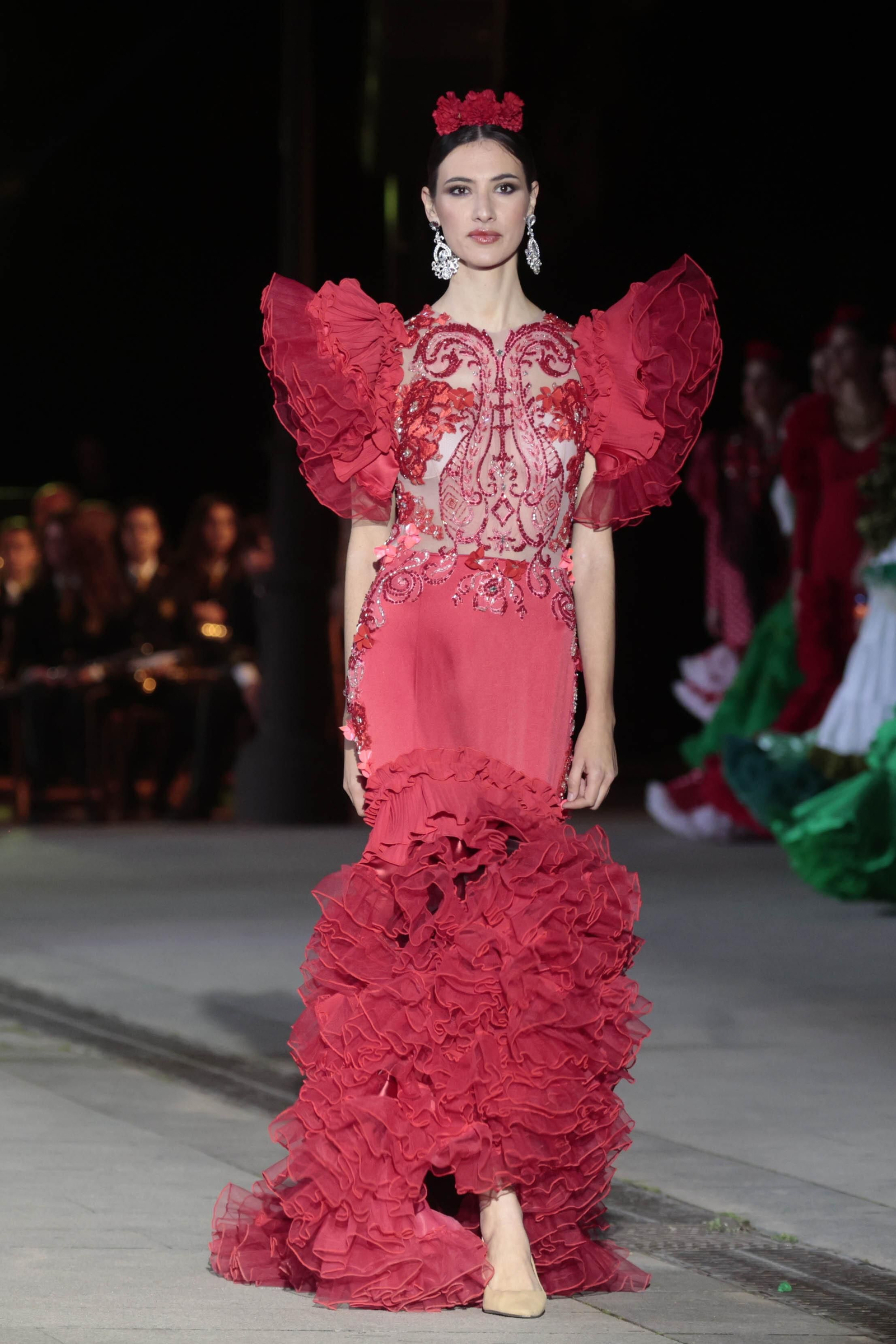 El desfile Andalucía es flamenca en el Palacio de San Telmo, todas las fotos