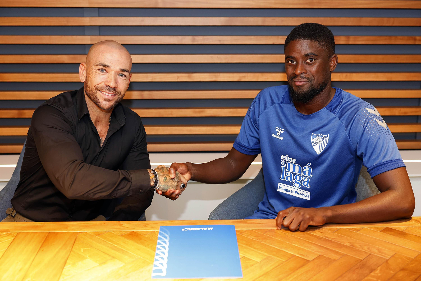 Manolo Gaspar, con N'Diaye.