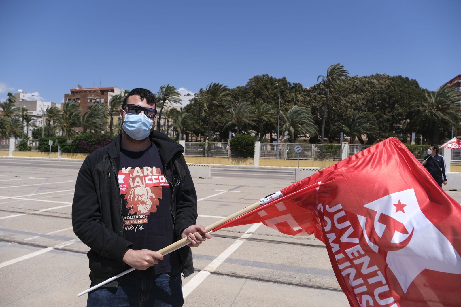 Fotogalería manifestación del Día Internacional del Trabajador. Almería