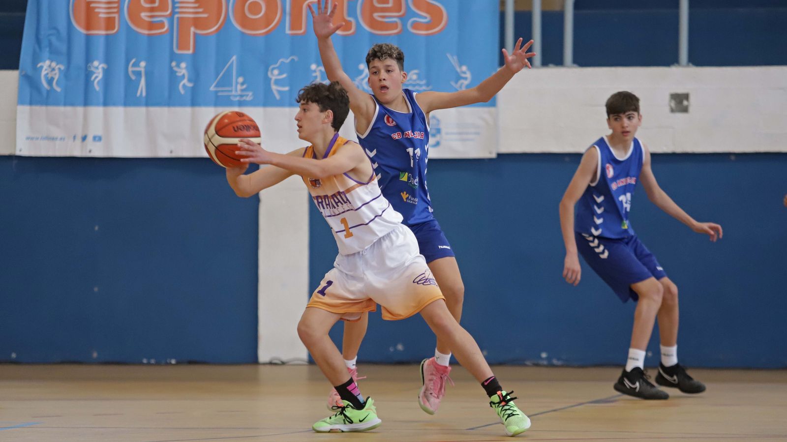 Tercera jornada del campeonato de Andalucía de Baloncesto infantil masculino en La Línea