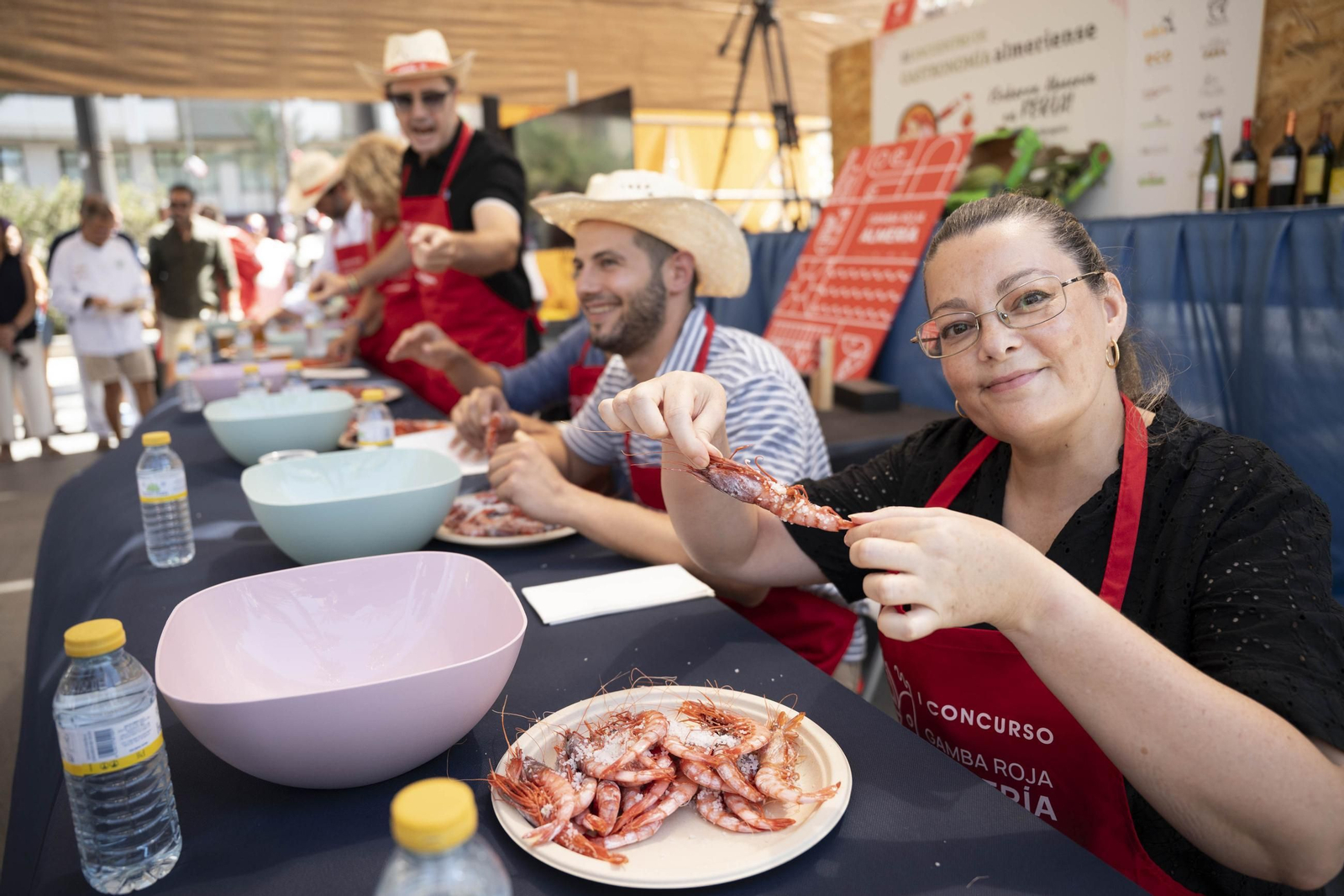 En imágenes: el I Concurso de Gamba Roja de la Feria de Almería