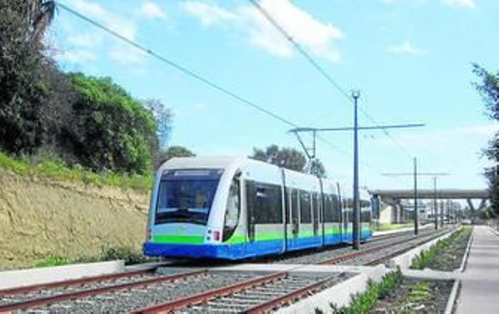 Imagen de archivo del tranvía de Vélez.