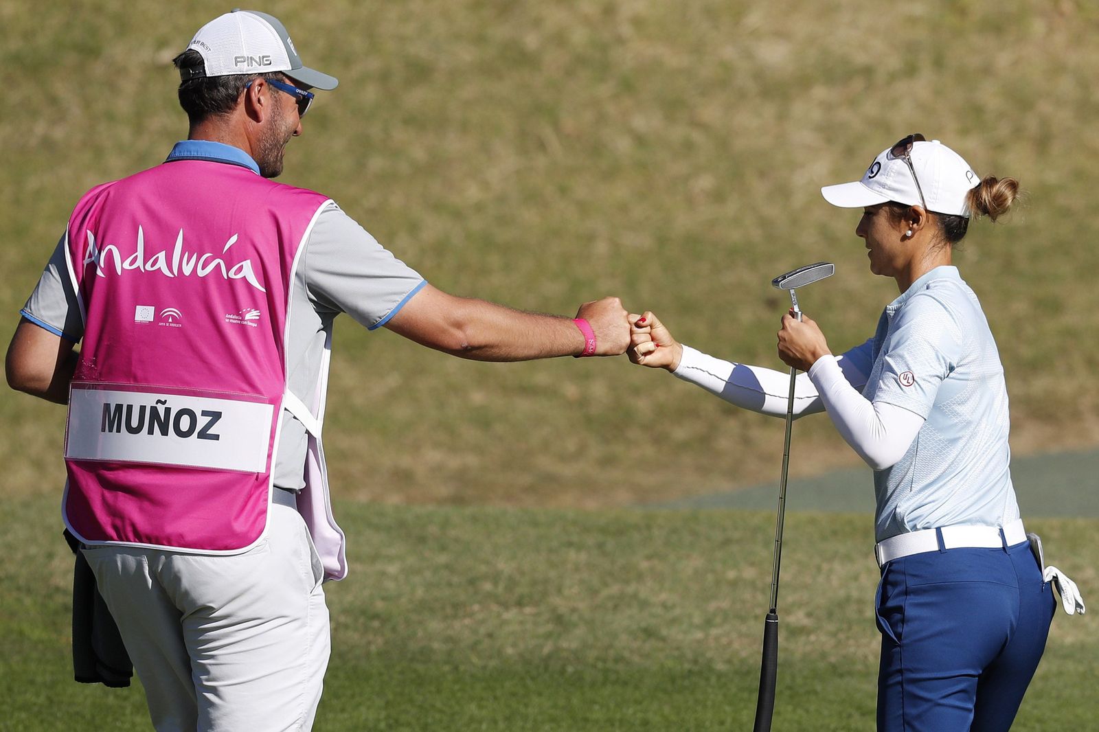 Azahara Muñoz, en el pasado Open de España.