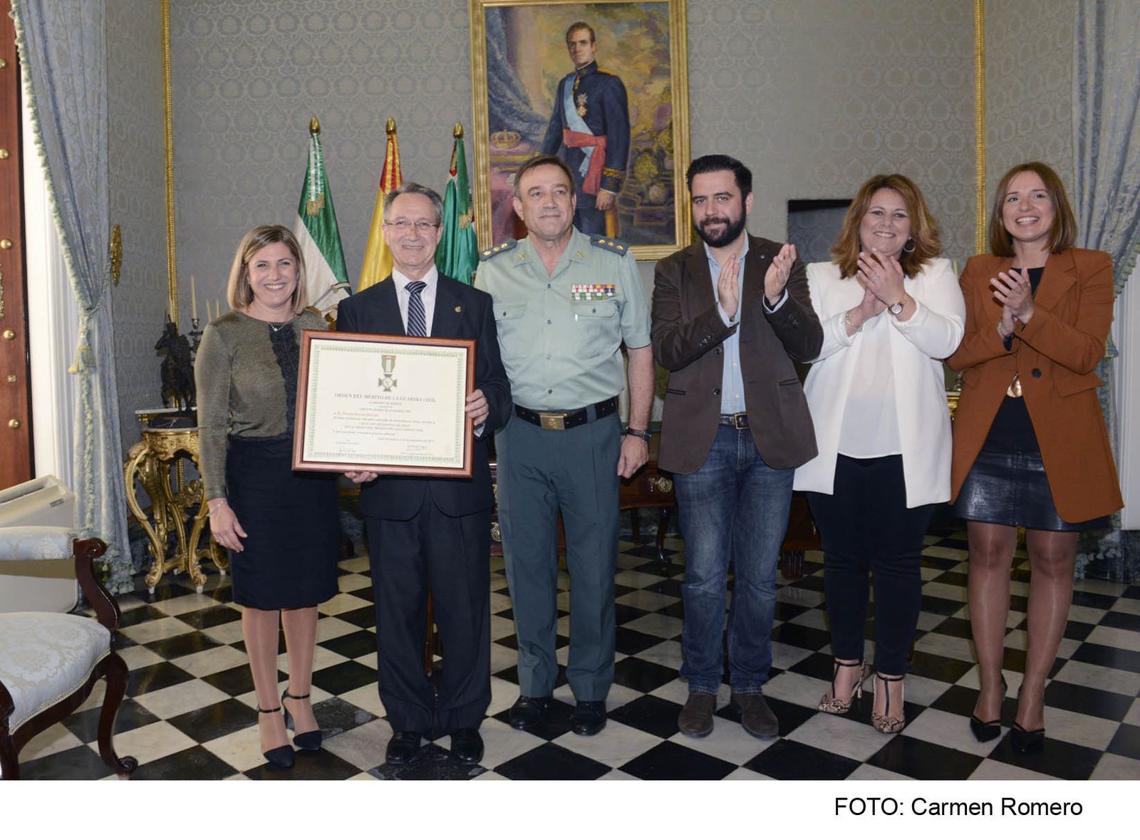 La Guardia Civil distingue a Antonio Sancho