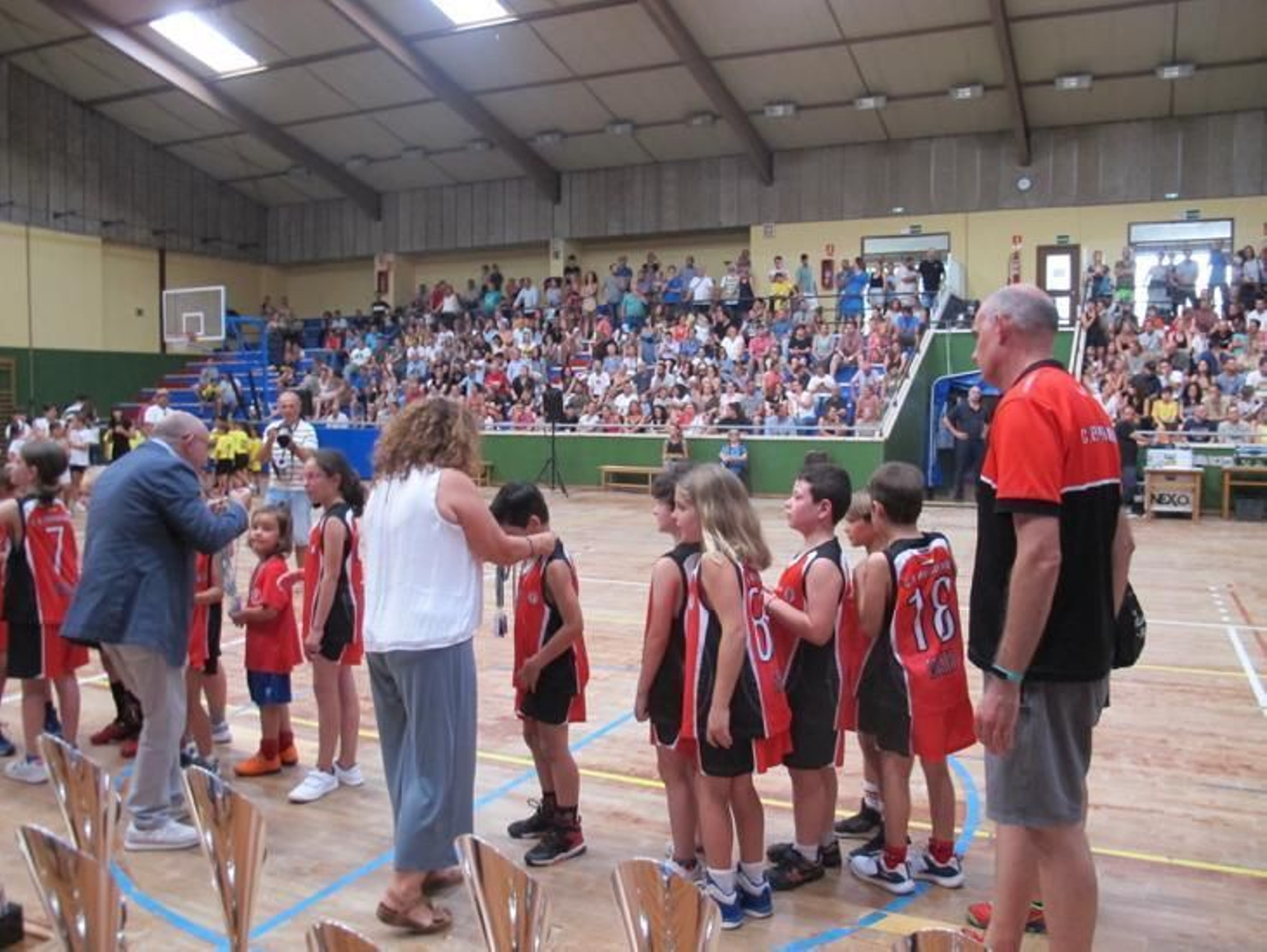 Una imagen de la clausura de la XXXVIII edición de los Juegos Deportivos Municipales.