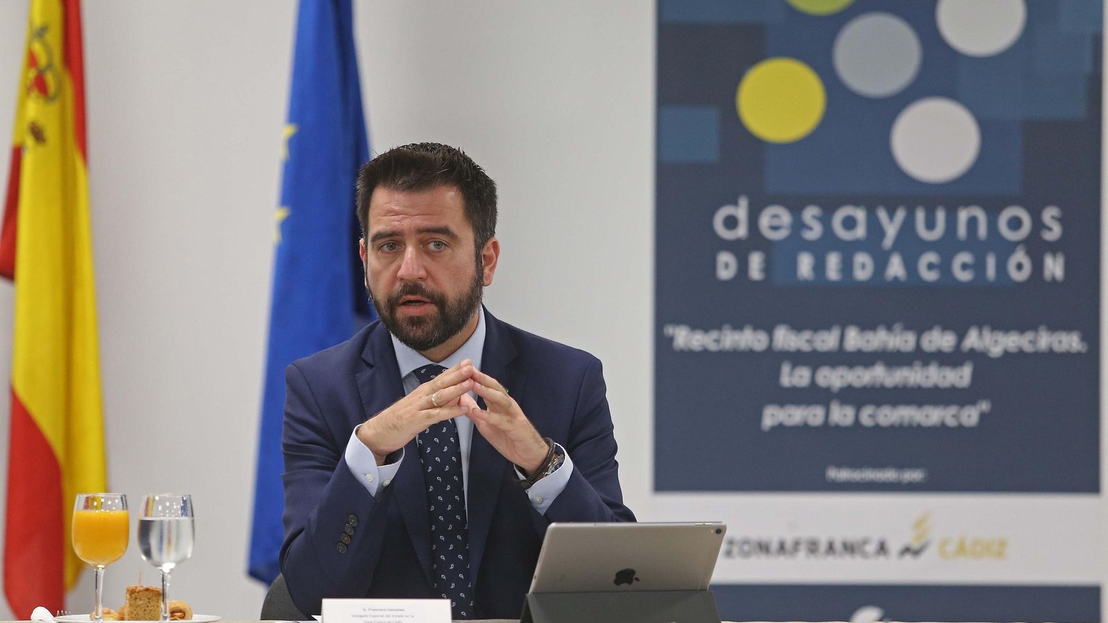 Francisco González, delegado de la Zona Franca de Cádiz.