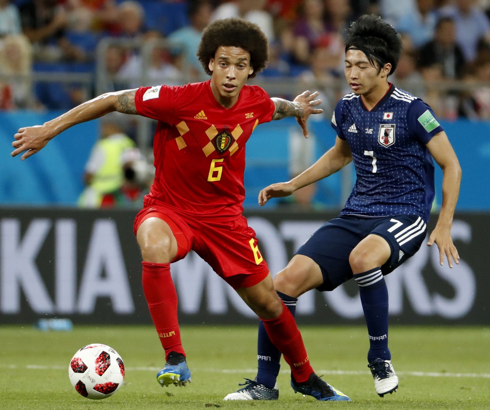 Las imágenes del Bélgica-Japón