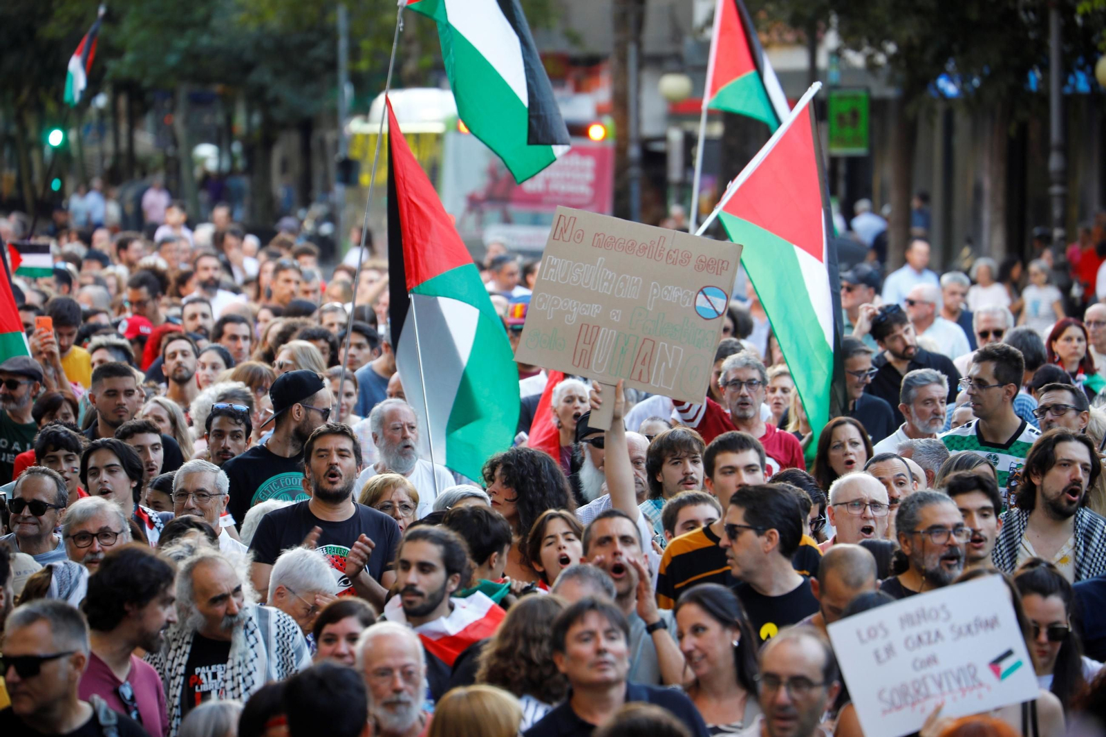 Las imágenes de la manifestación de Córdoba por Gaza