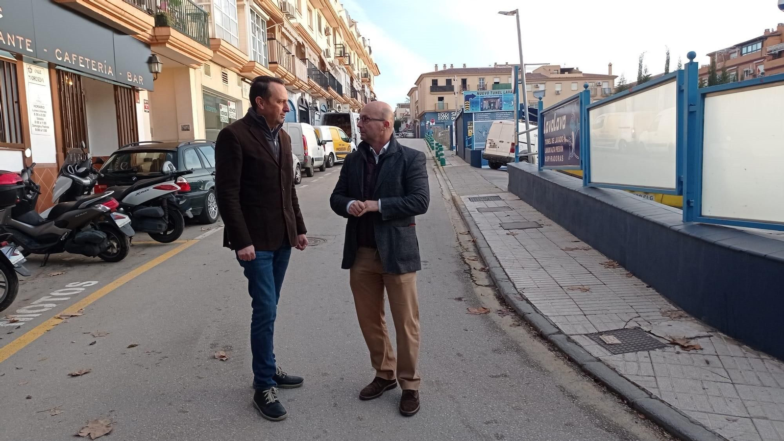 La presentación de las obras en la zona de ‘Nueva Laguna’, en Mijas. La presentación de las obras en la zona de ‘Nueva Laguna’, en Mijas.