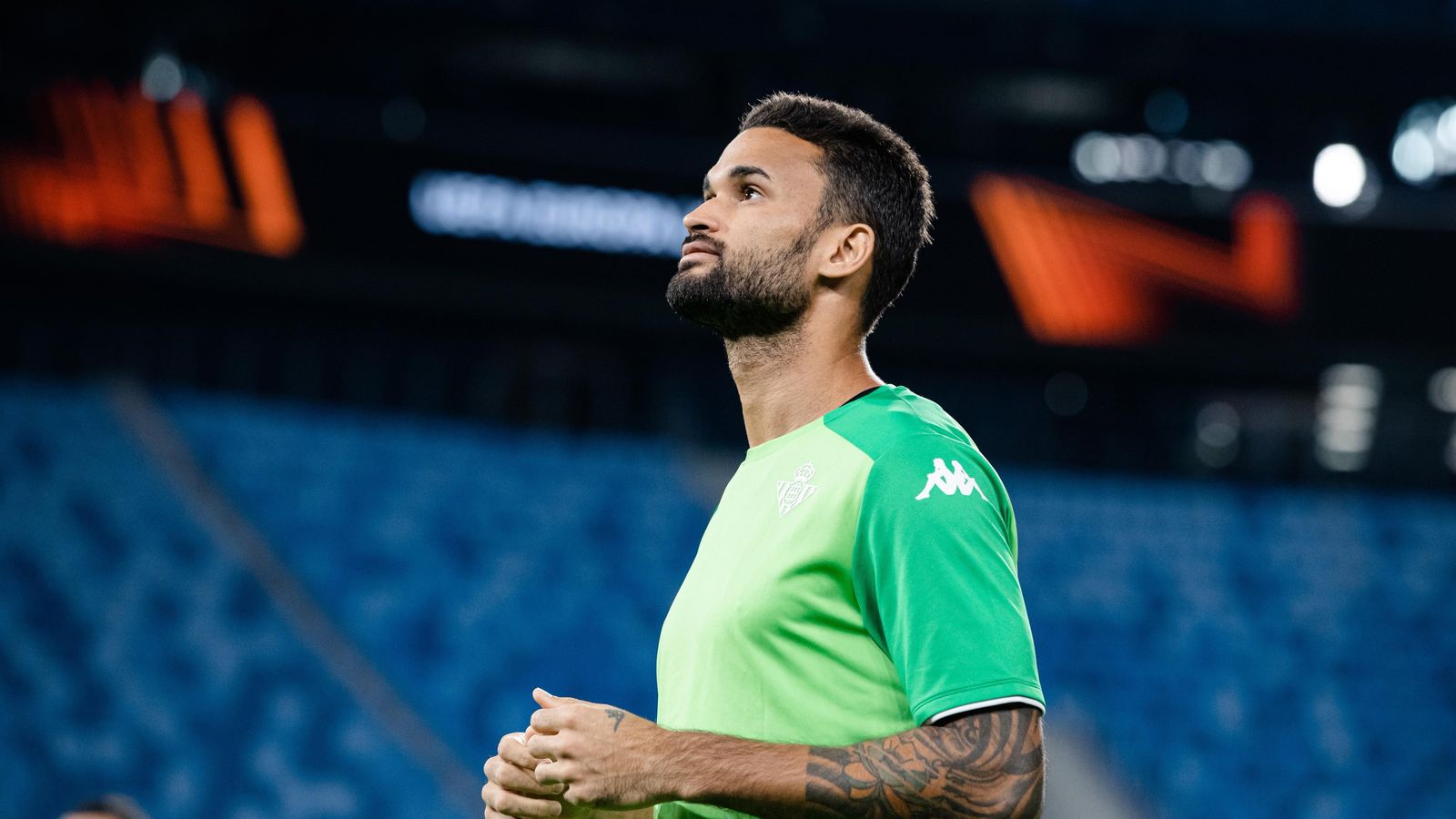 Willian José, en el entrenamiento de ayer.