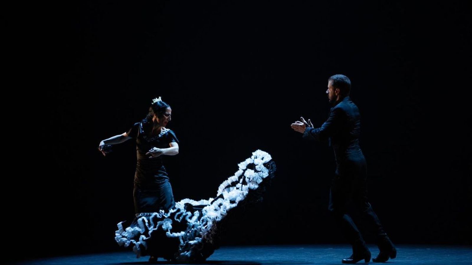 Un momento del estreno de la obra.