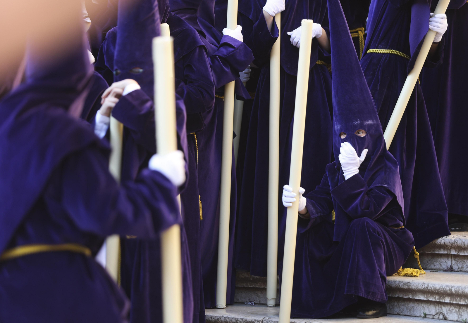El Rico, en su procesión del Miércoles Santo en Málaga El Rico, en su procesión del Miércoles Santo en Málaga