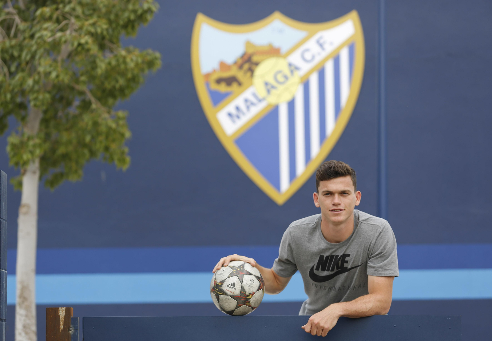 Jack Harper, en el campo de la Federación Malagueña