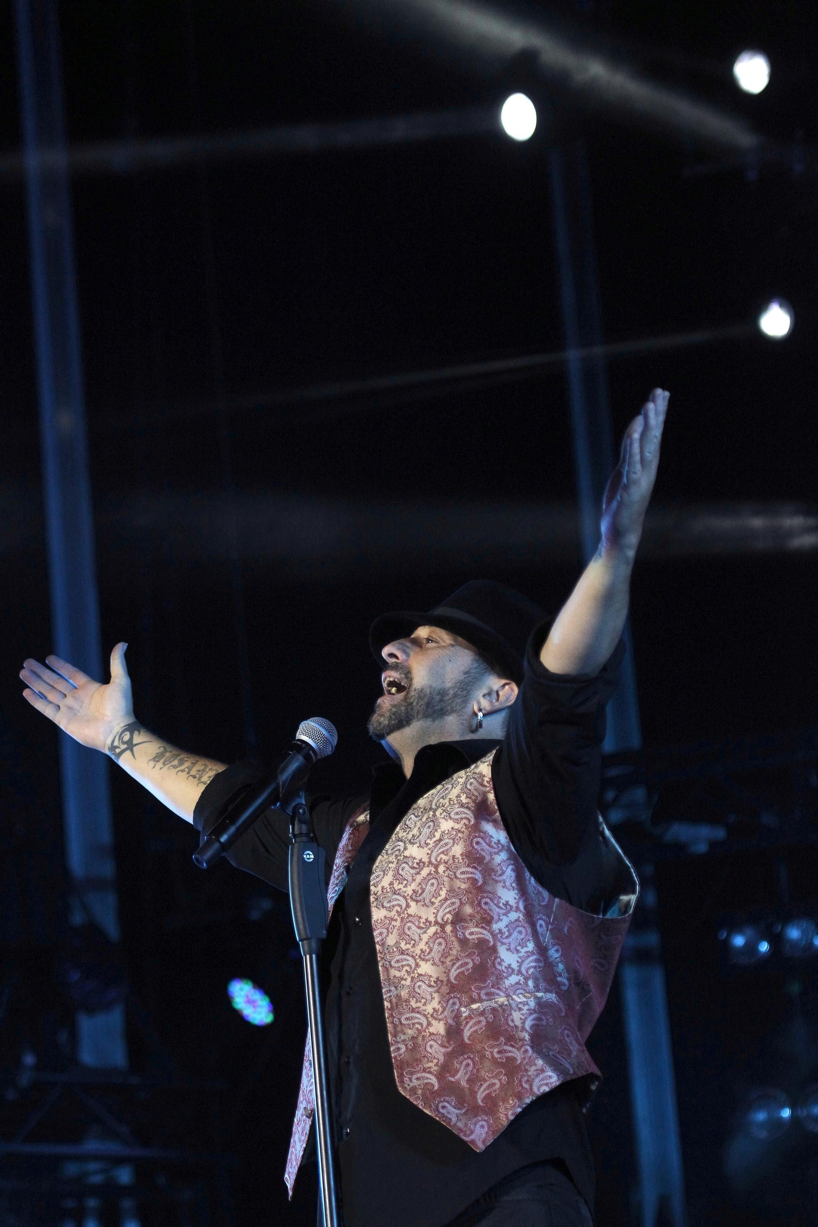 El concierto de El Barrio en 2015.