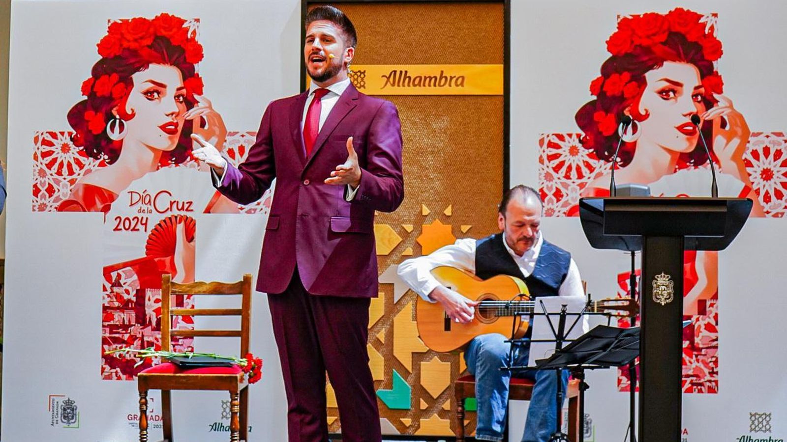 Centenillo, en el pregón.