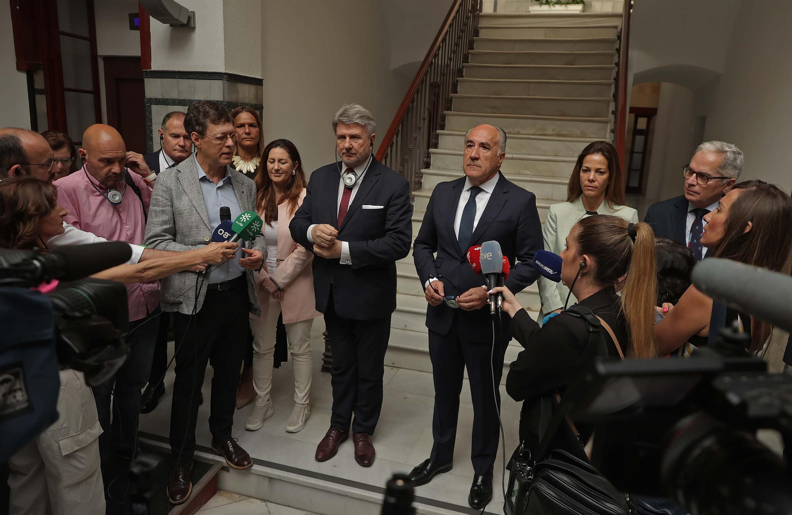 Fotos de la jornada de trabajo contra el narcotráfico de la delegación de la Comisión de Peticiones del Parlamento Europeo en Algeciras