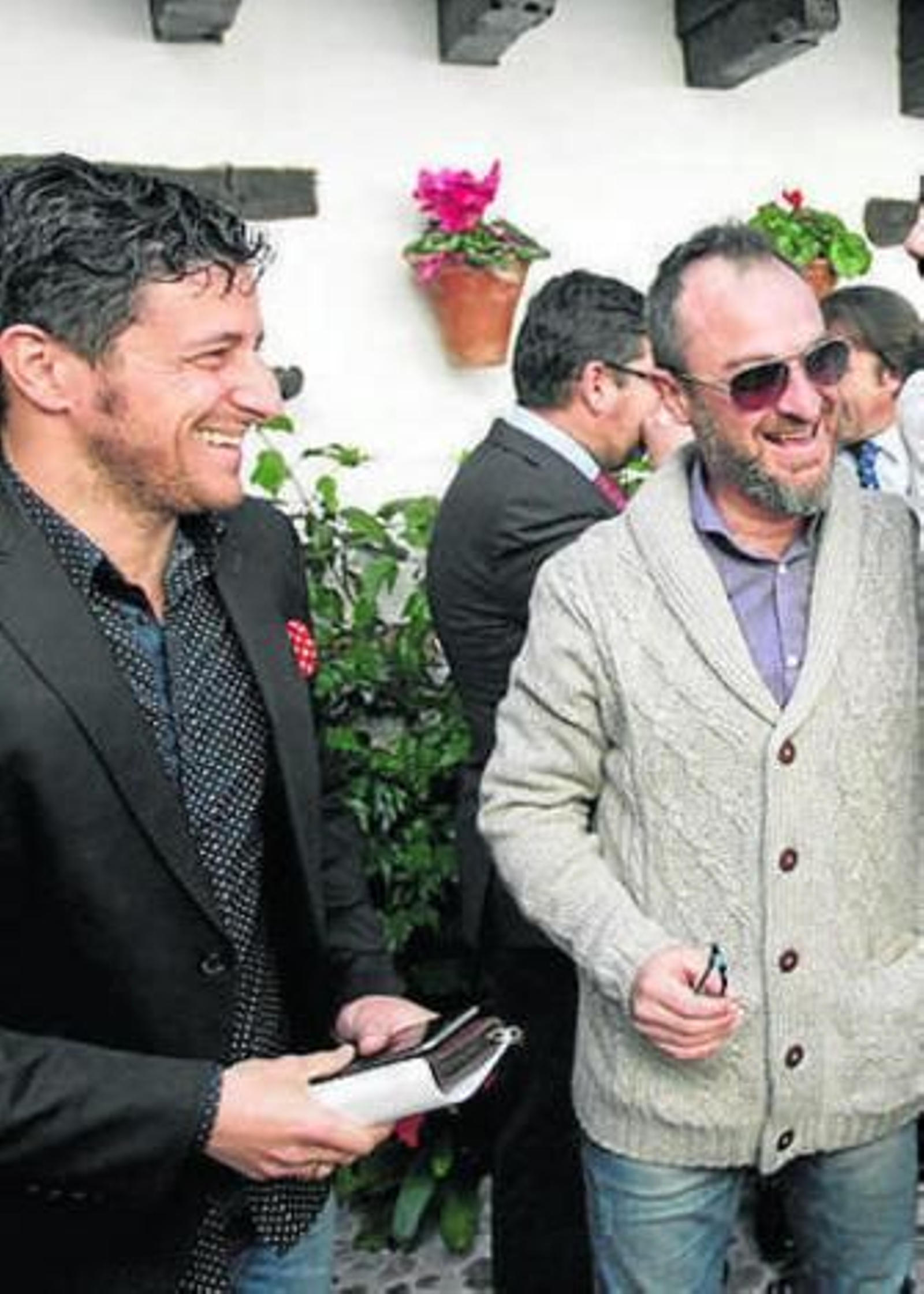 Palomar y Bolita, ayer en Córdoba. Palomar y Bolita, ayer en Córdoba.