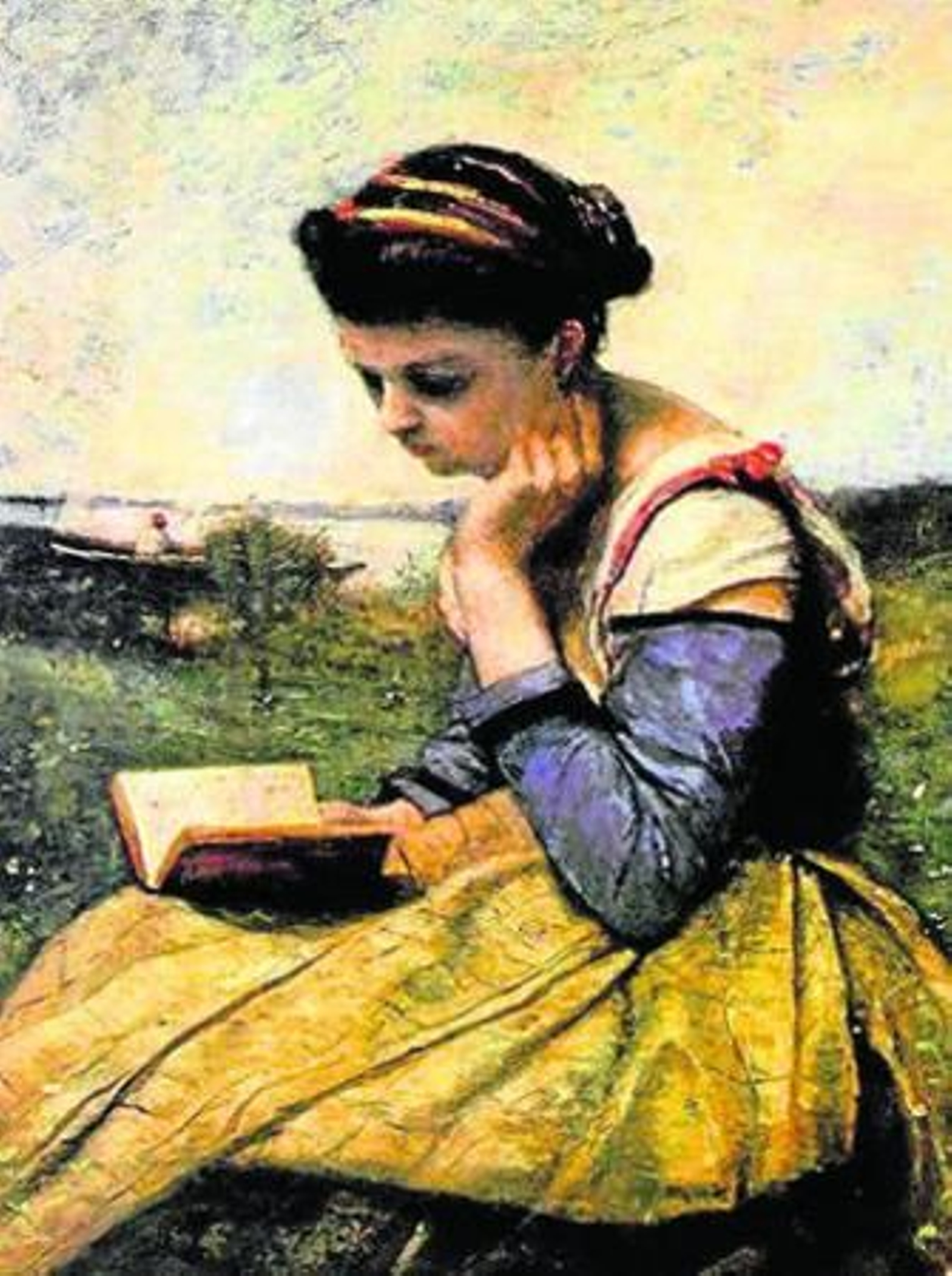 Cuadro de Corot que ilustra el estudio sobre Inés Joyes: no nos han llegado retratos suyos.