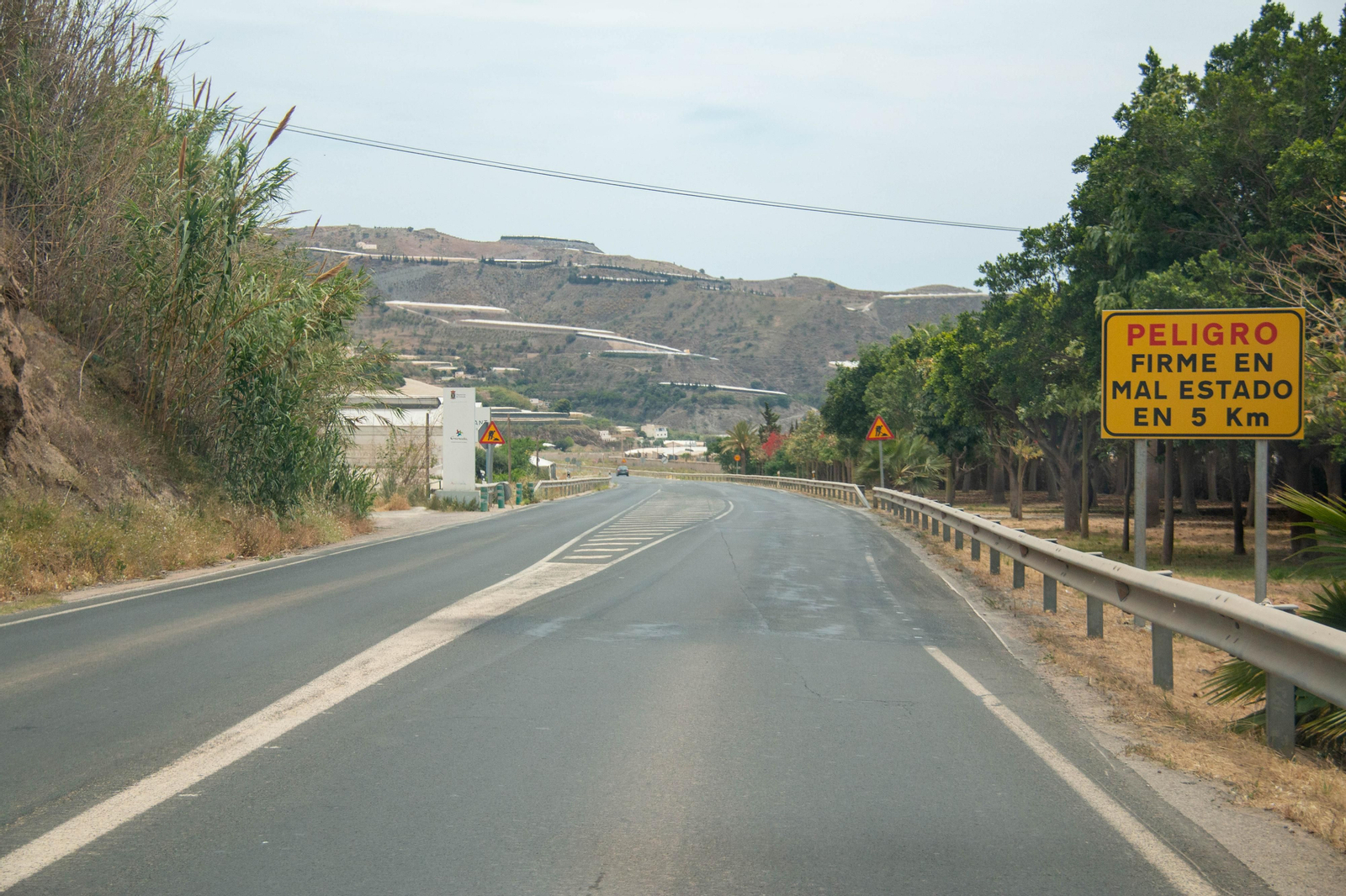Albuñol pide a la Junta la paralización del "parcheo" de la carretera de acceso al pueblo por dejarla en mal estado