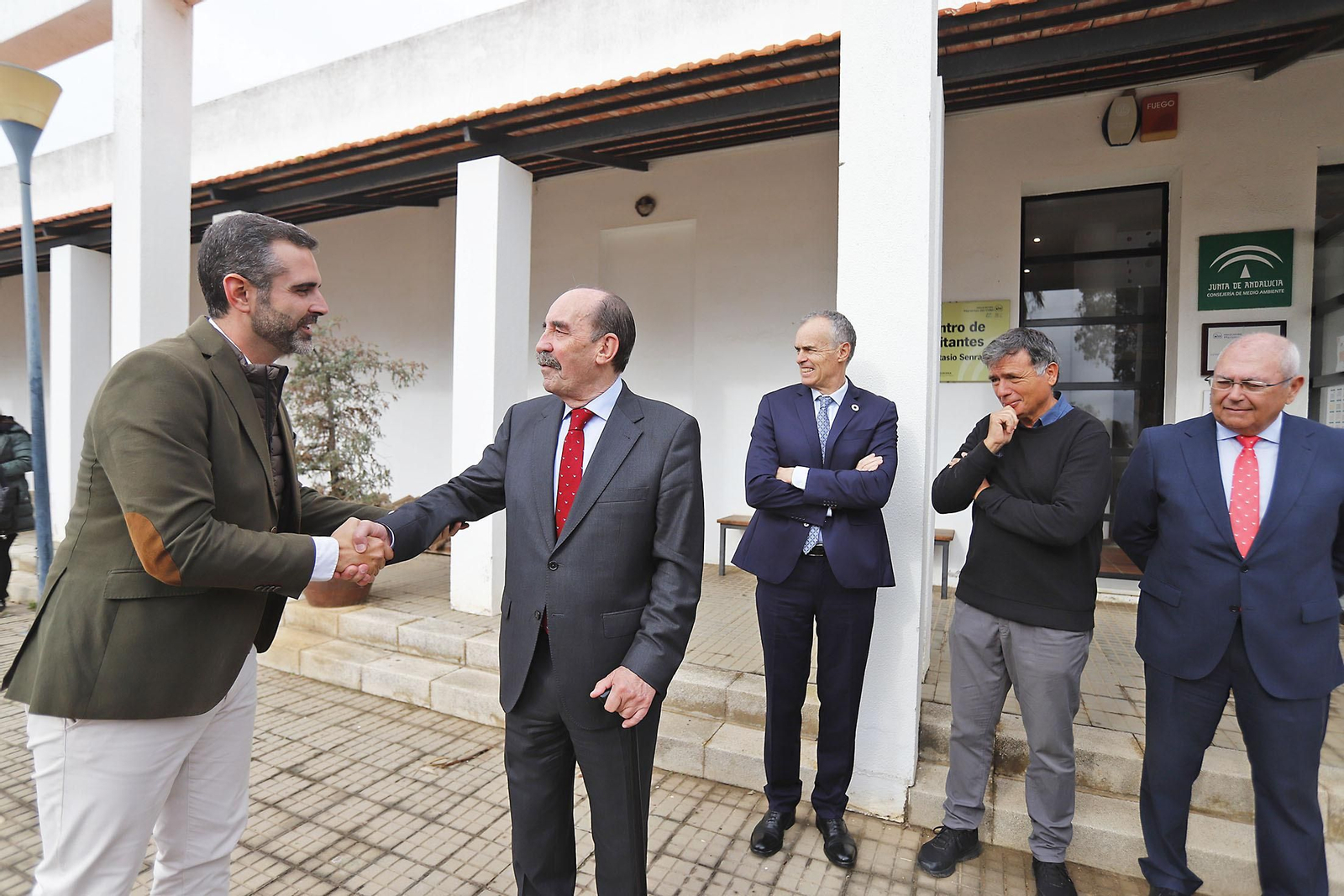 Firma de  la adhesión de la Fundación Atlantic Copper a la Red de Información Ambiental de Andalucía (Rediam).