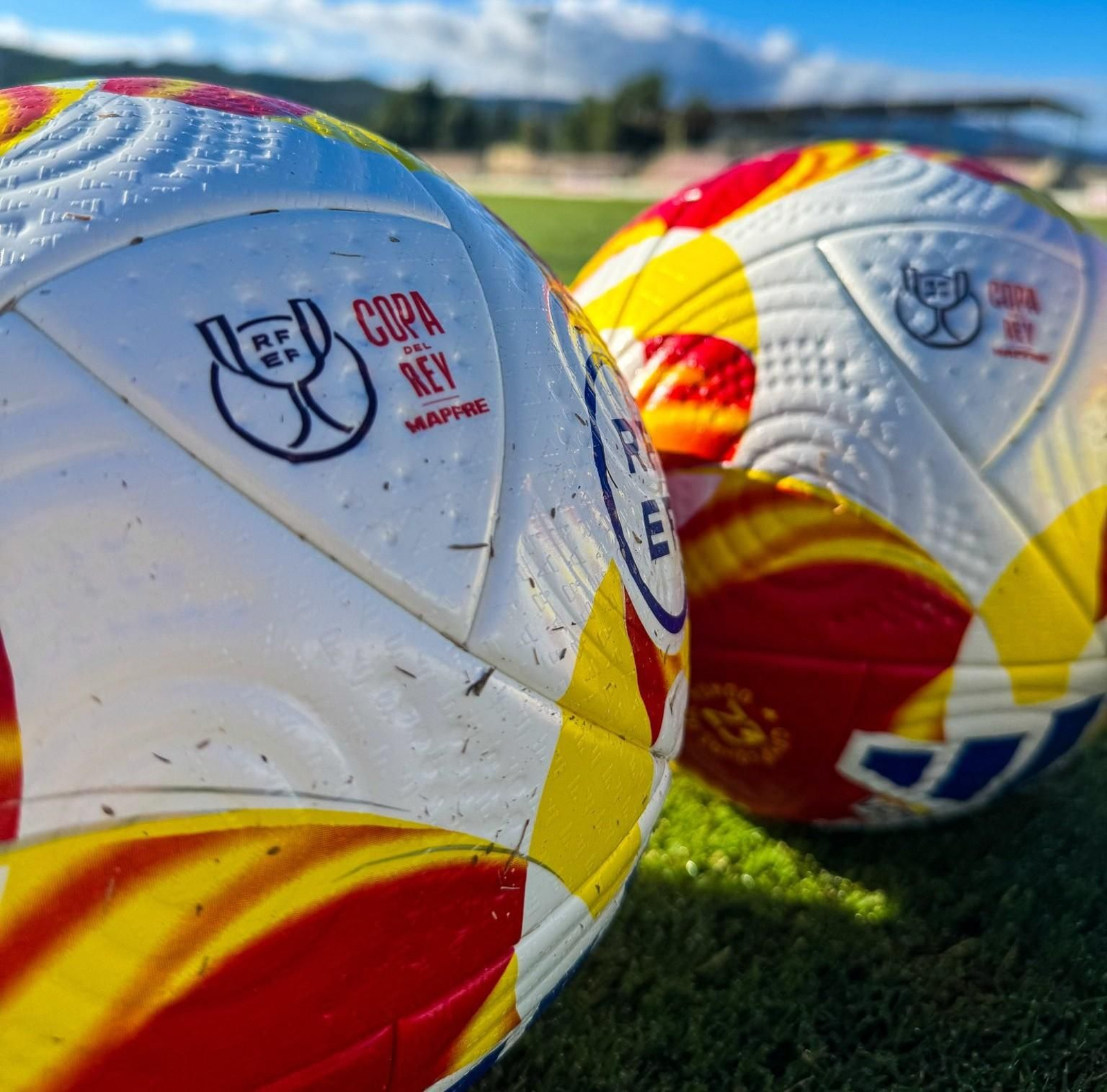 Balones de la Copa del Rey.