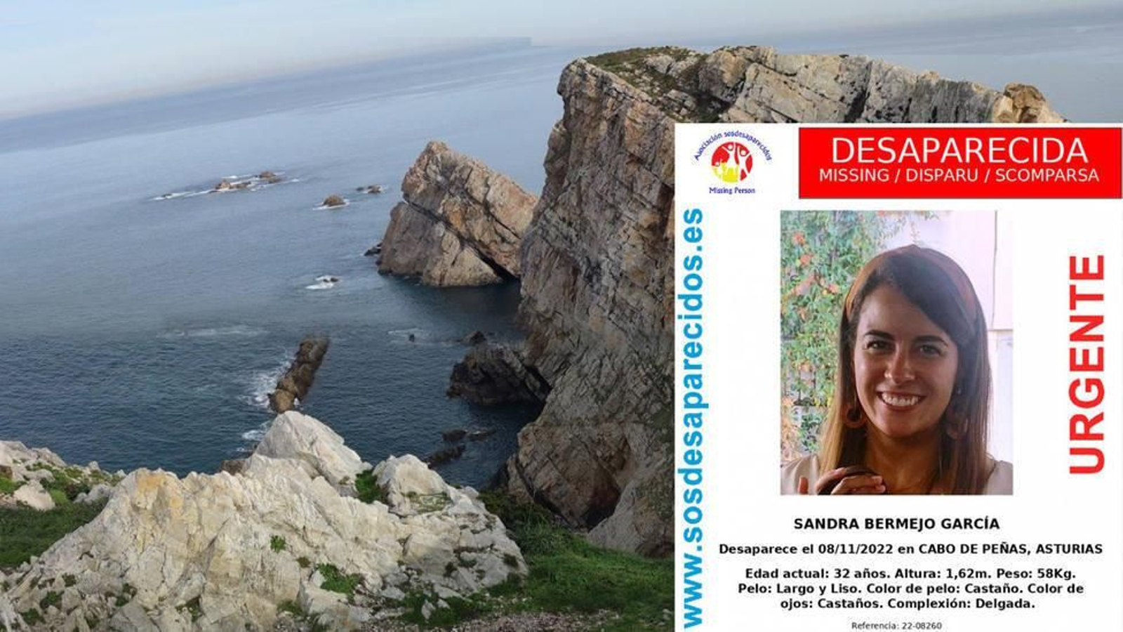 Zona en la que desapareció Sandra Bermejo