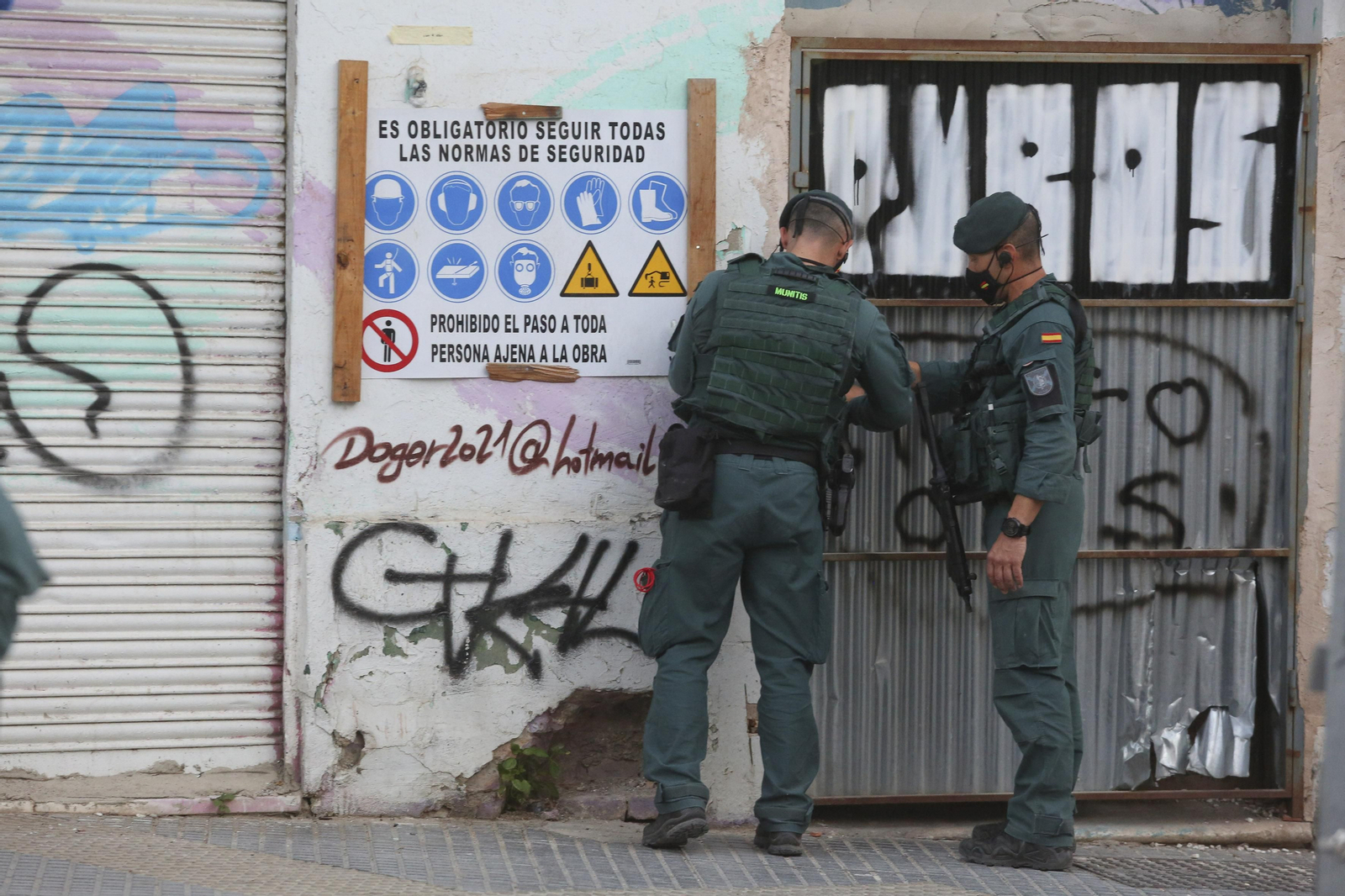 Las fotos de la operación de la Guardia Civil contra el terrorismo internacional en Málaga