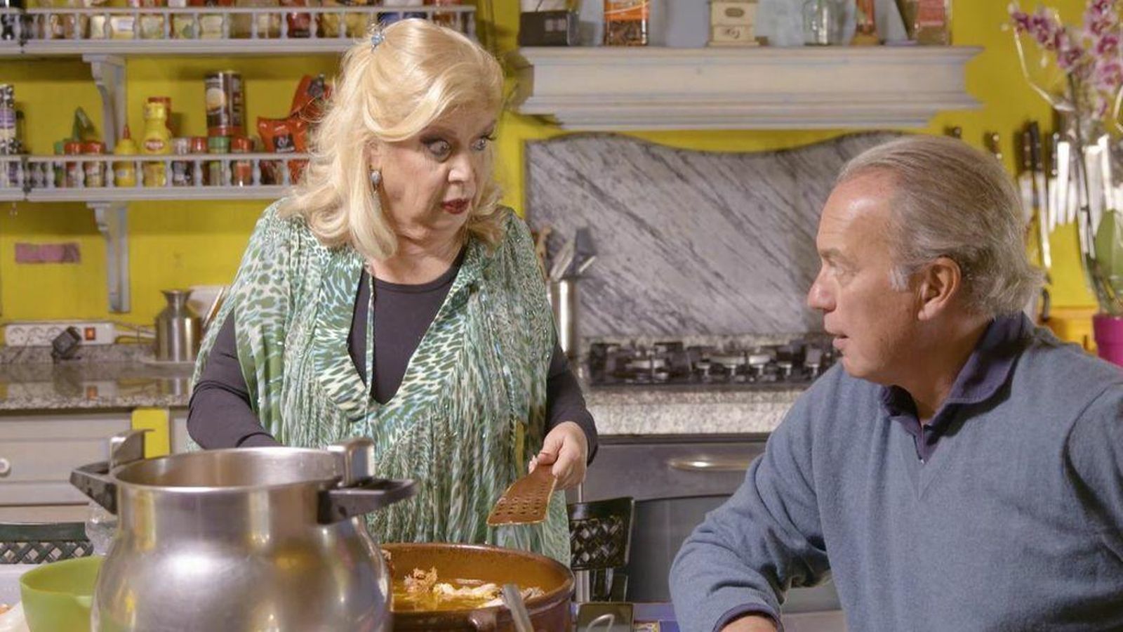 Escena de la próxima entrega de 'Mi casa es la tuya', en la que la protagonista será María.