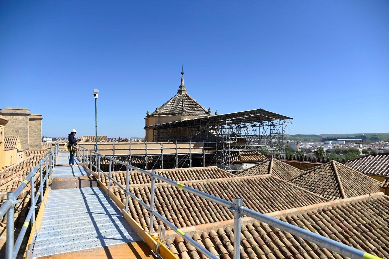 Las obras en la Maqsura de la Mezquita-Catedral, en imágenes