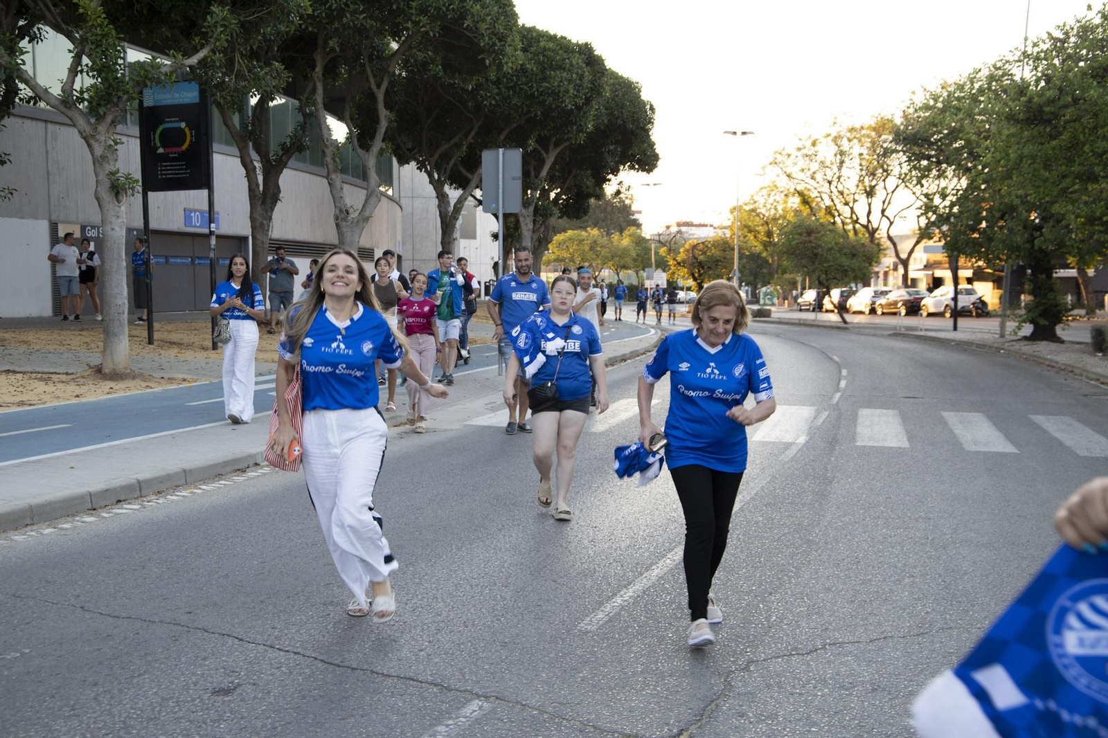 Así ha recibido la afición del Xerez DFC al equipo tras el ascenso