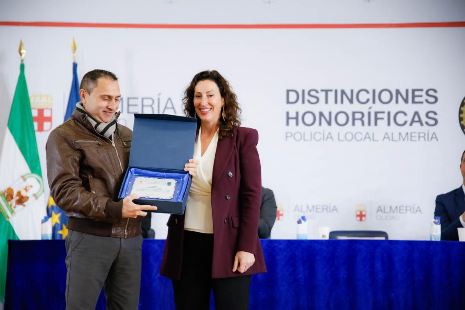 Las imágenes del la celebración de San Esteban en la Jefatura de la Policía Local