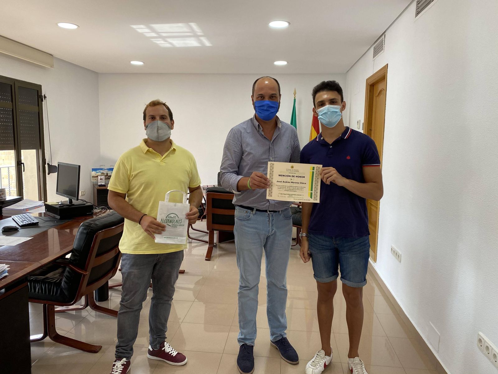 Pérez y Alconchel, junto a José Andrés Moreno.