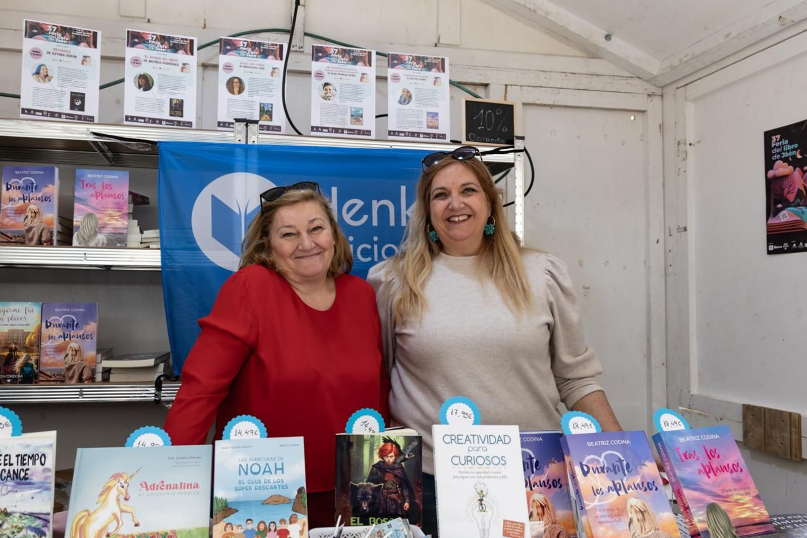 En imágenes: casetas y ambiente de la Feria del Libro de Jaén