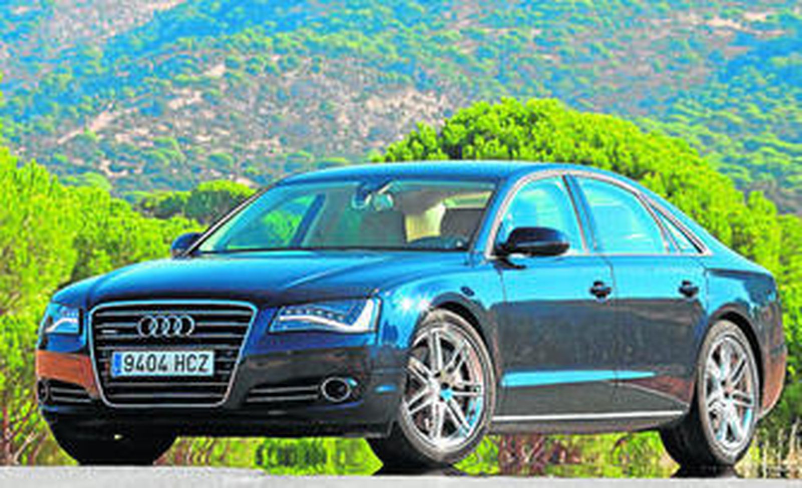 El Audi A8, al igual que toda la gama, ofrece altas prestaciones a cualquier cliente que quiera personalizar su vehículo.