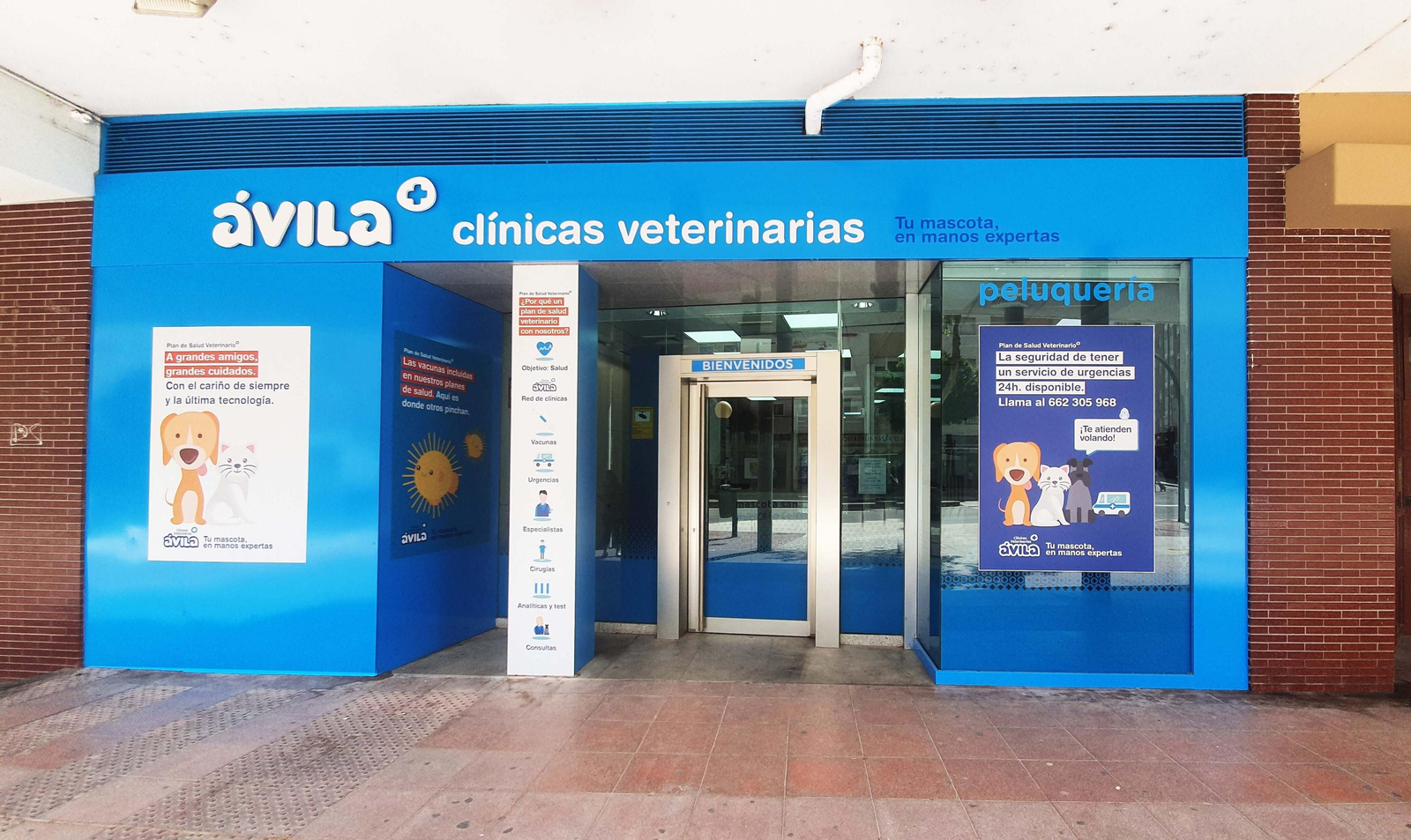 Nueva Clínica Veterinaria Ávila, en la avenida León Herrero de San Fernando.