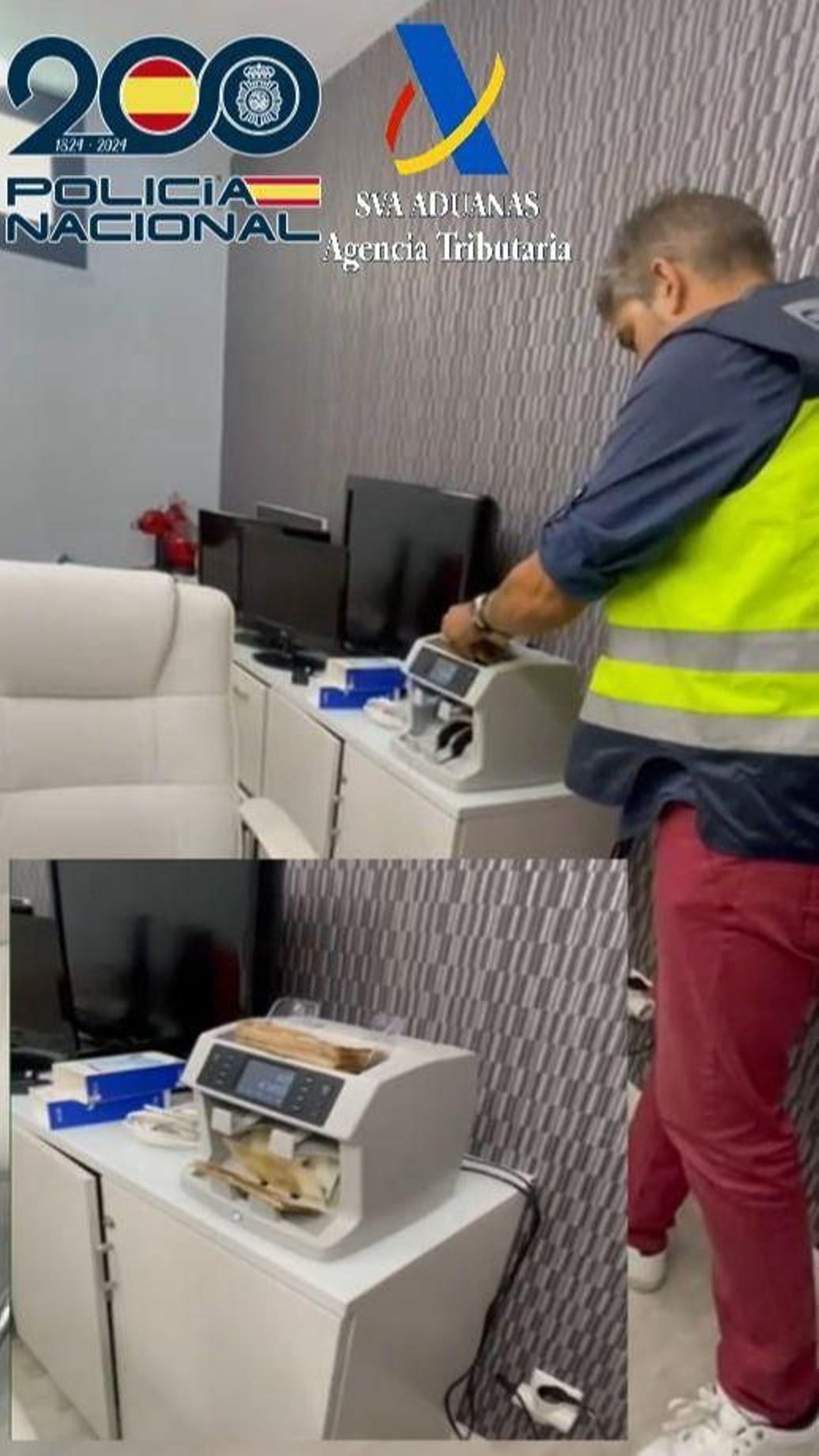 Un agente de la Policía Nacional.