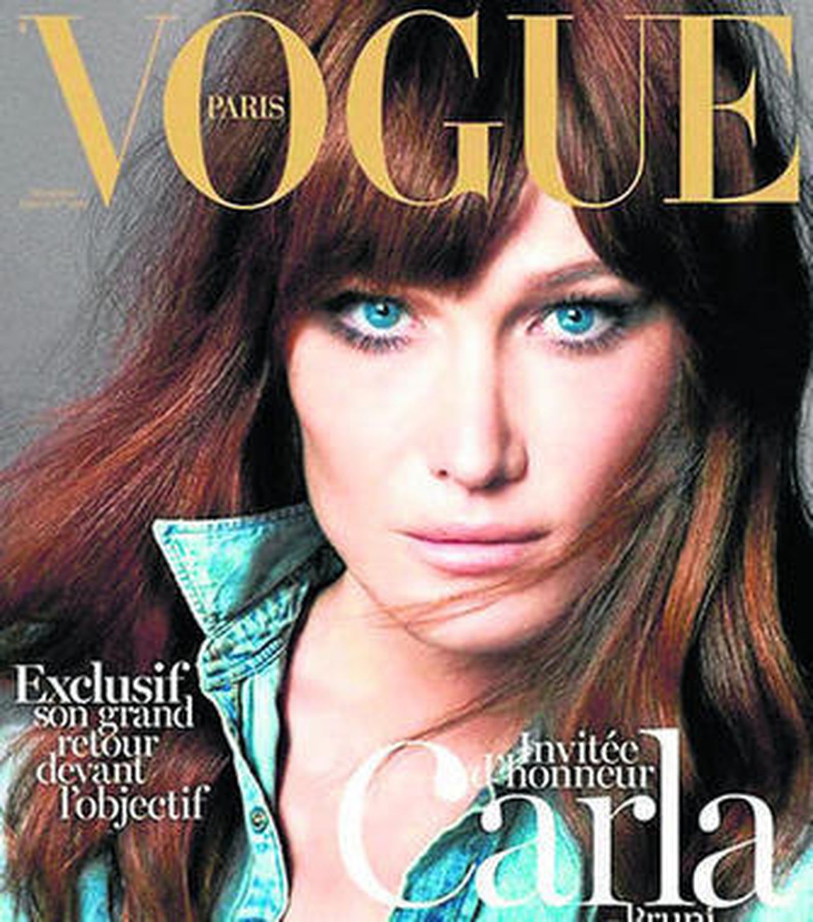 Carla Bruni retoma su actividad como modelo