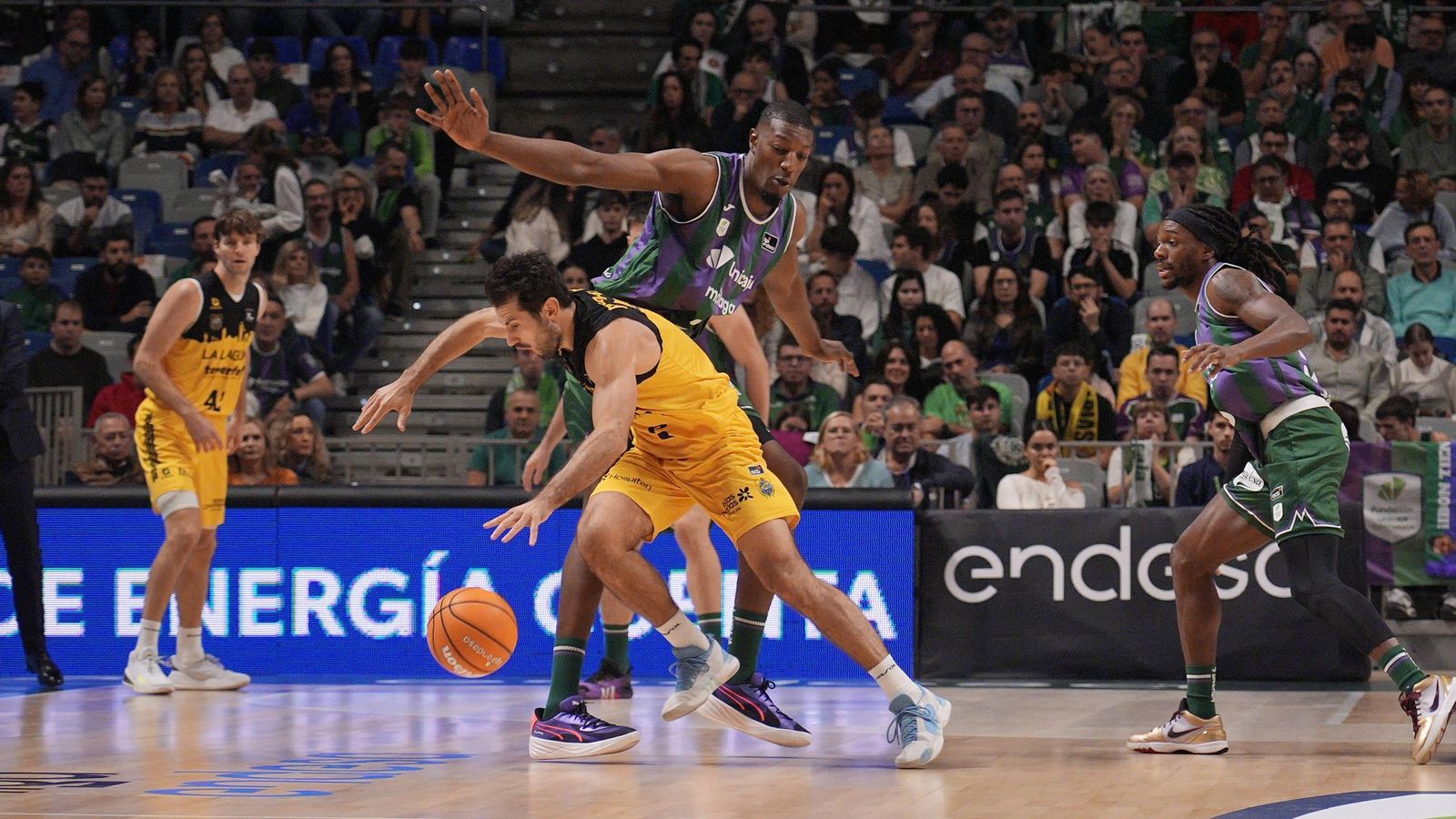 El Unicaja-La Laguna Tenerife, en fotos