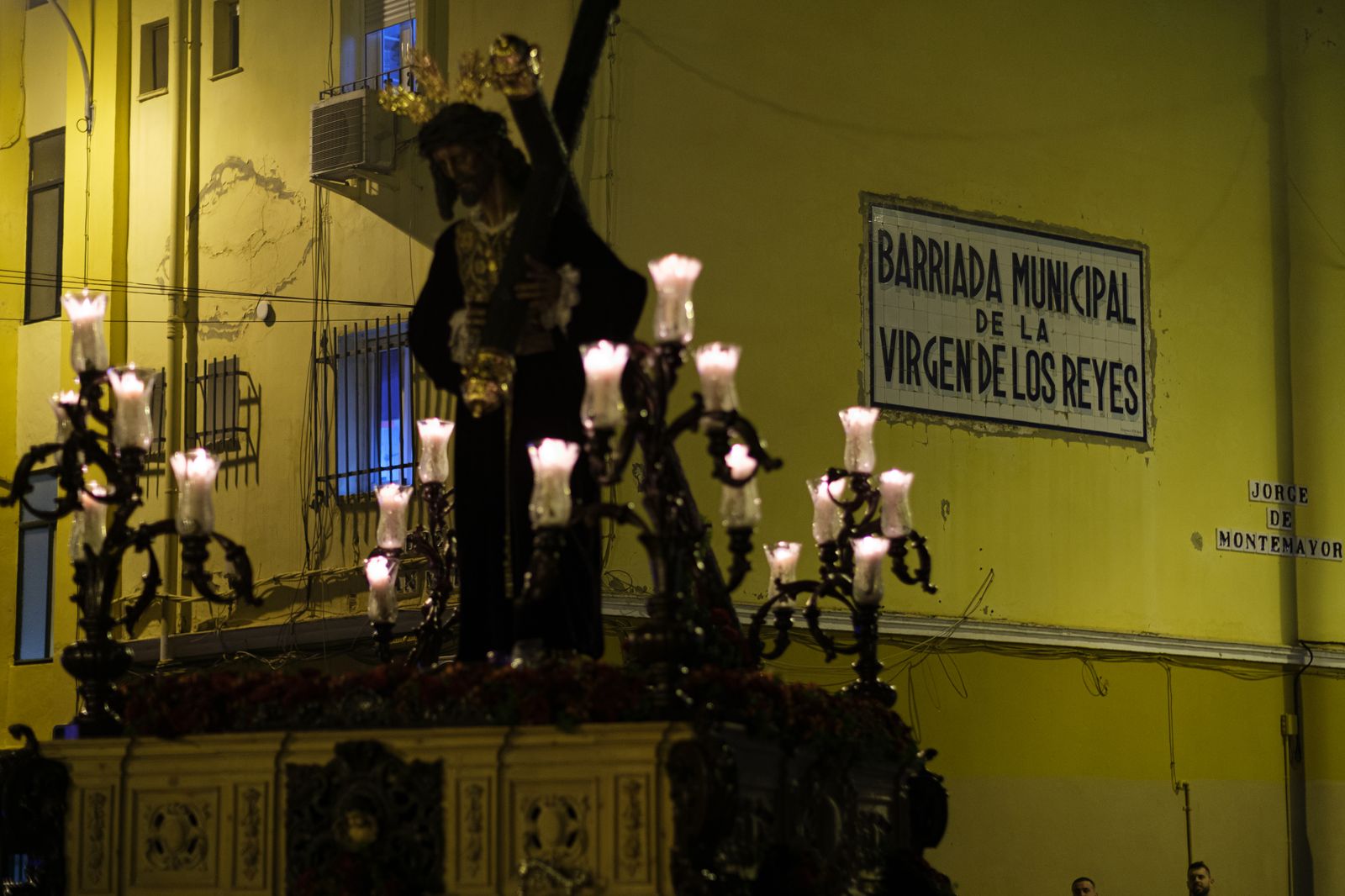 Las imágenes de la procesión del Cristo de la Bondad de San Leandro