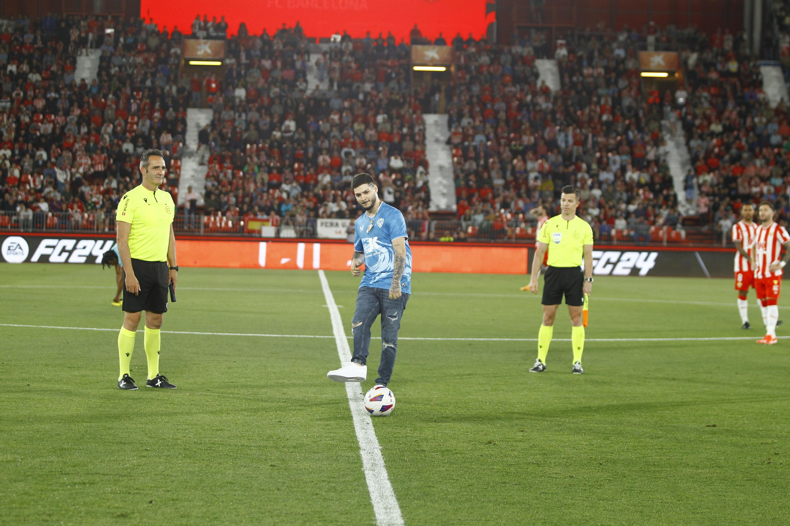 Las mejores imágenes del partido U.D. Almería-F.C. Barcelona