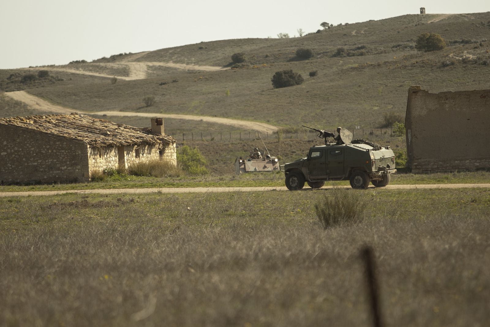 De maniobras con la Legión