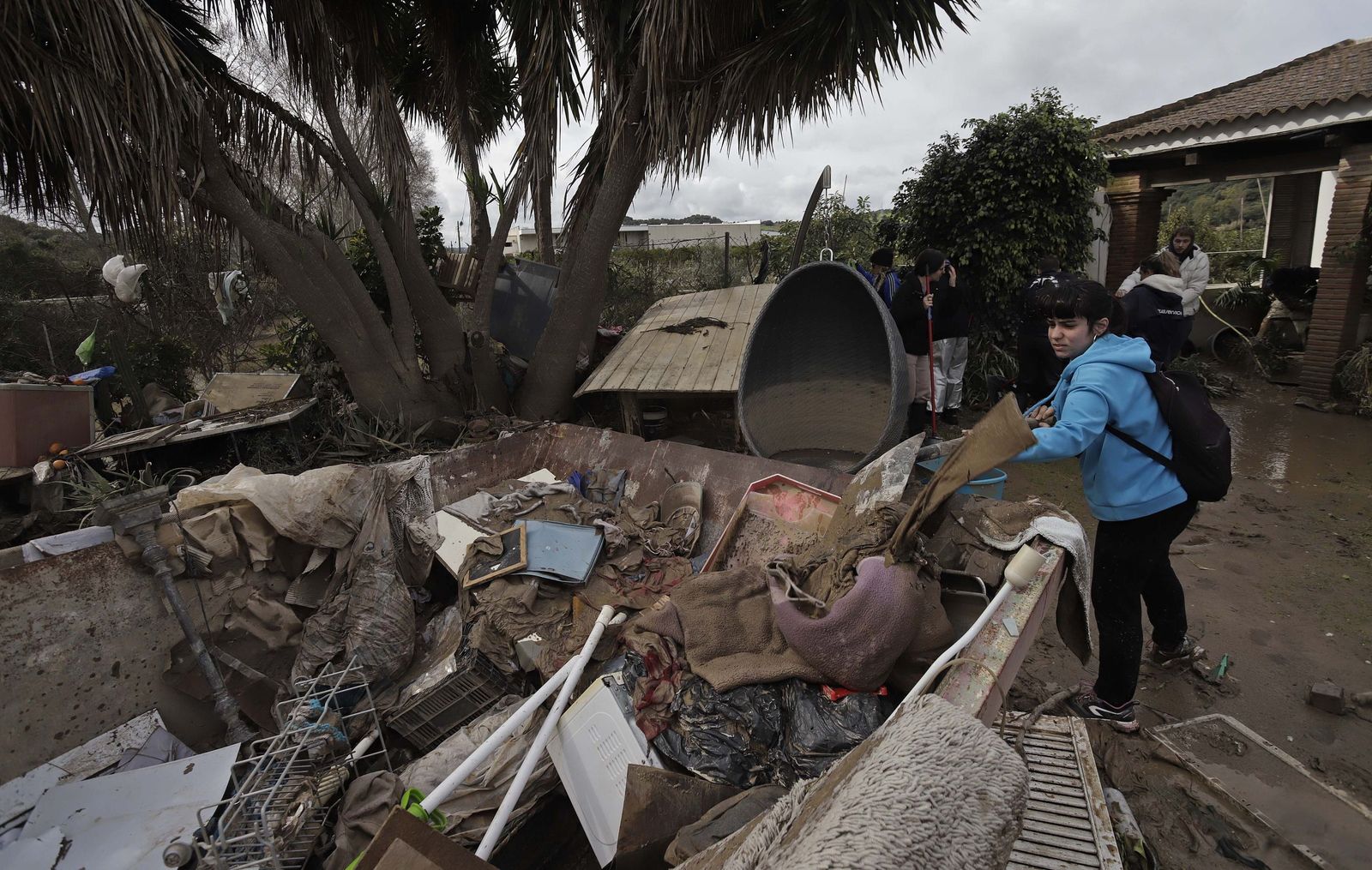 San Martín del Tesorillo después de la borrasca Marta, en imágenes