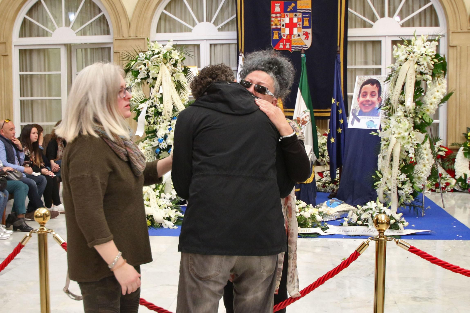 Las imágenes de la capilla ardiente por Gabriel