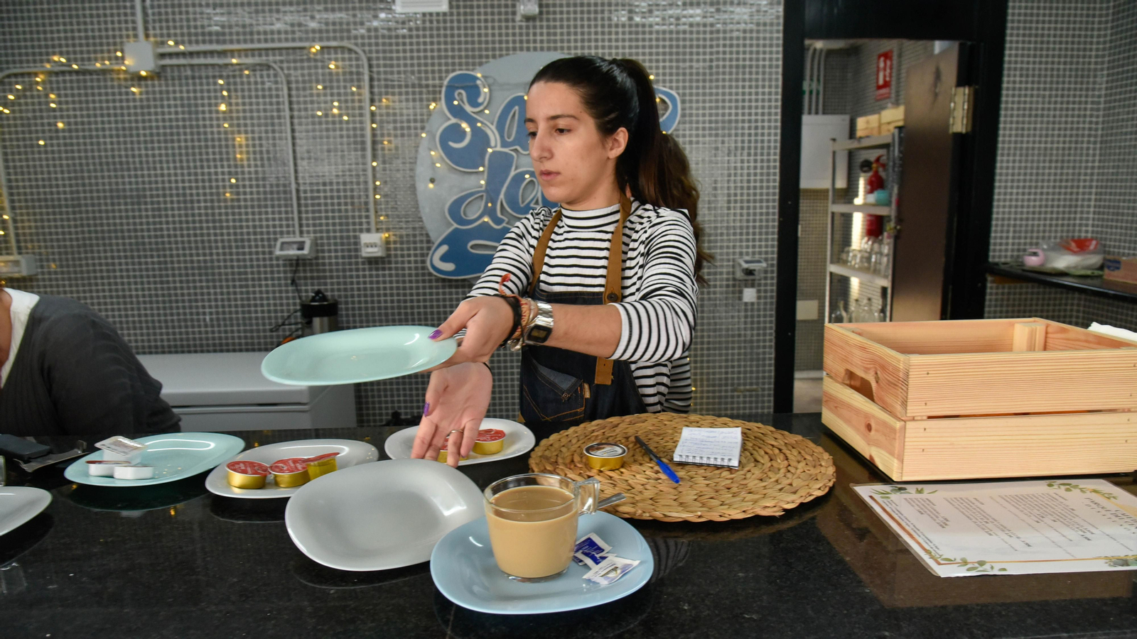 Primer día de la cafeteria del Parque del Centenario
