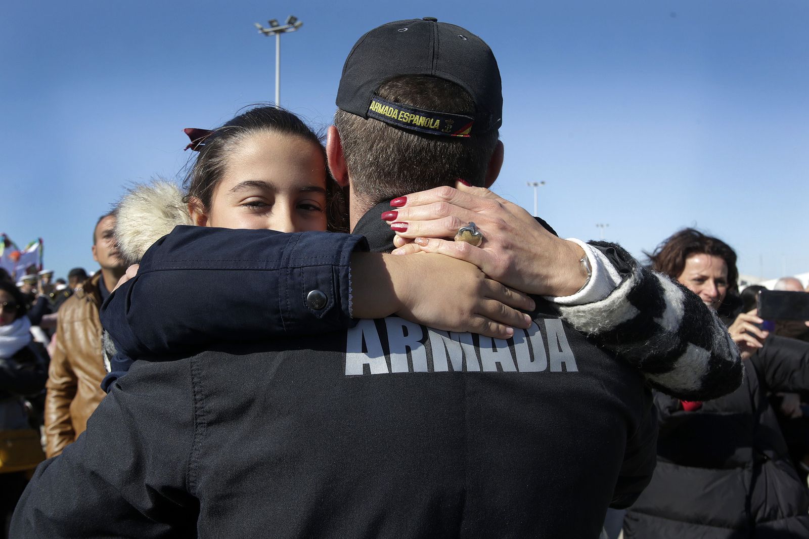 Las mejores imágenes del regreso de la fragata 'Canarias'