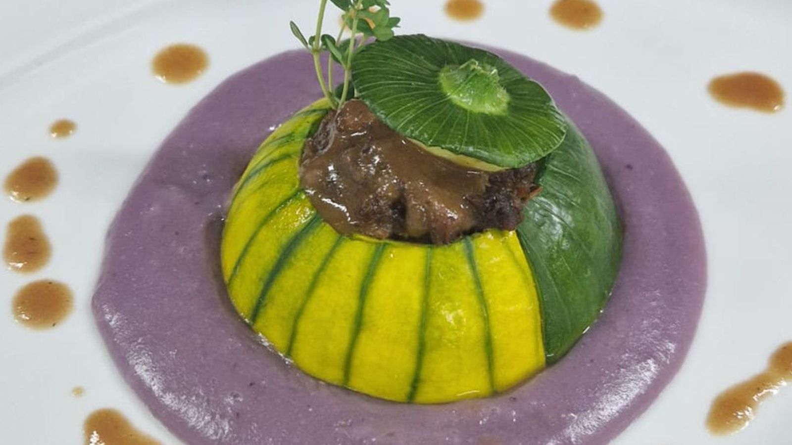 Uno de los platos especiales de las jornadas del toro bravo en la cocina