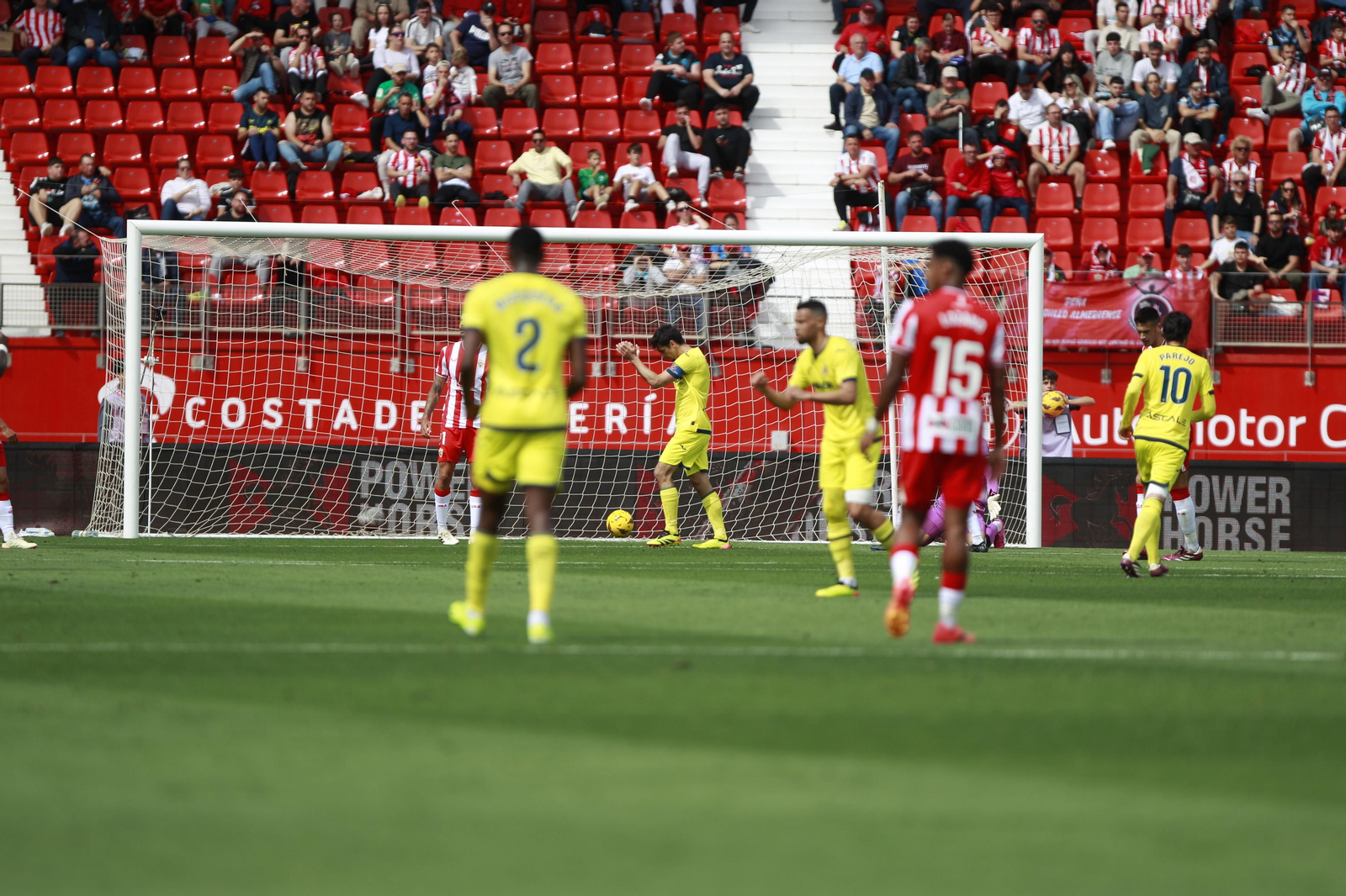 Las mejores imágenes del partido de fútbol U.D. Almería-Villarreal C.F.